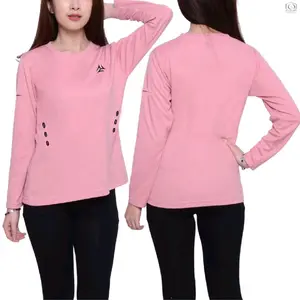 (PJG.CEWEK) Kaos Olahraga Wanita Lengan Panjang Running Senam Zumba Aerobic Hijab Muslimah Sport