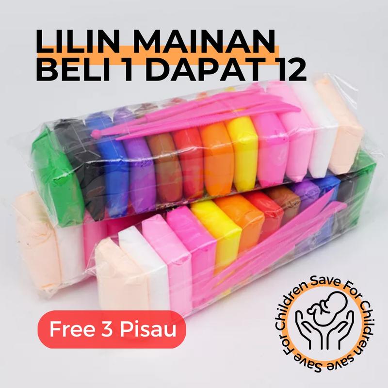 MAINAN ANAK - CLAY - CLAY POLYMAILER / MAINAN EDUKASI SLIME PLAY DOUGH 1