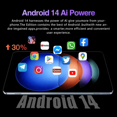 Pro 11  Pad Ponsel dan Layar LCD 16GB+1TB tablet android 58mp ipad murah 9600mAh Tablet PC Screen Wif 5G Dual SlM Dual StandbyOriginal Tablet 5