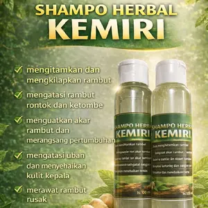SHAMPO HERBAL KEMIRI UNTUK RAMBUT Mengatasi Rambut Rontok dll