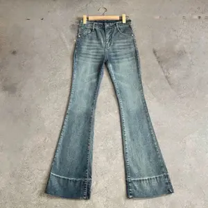 Cutbray Lipat Jeniie Celana jeans Vintage Shof jeans melar strech