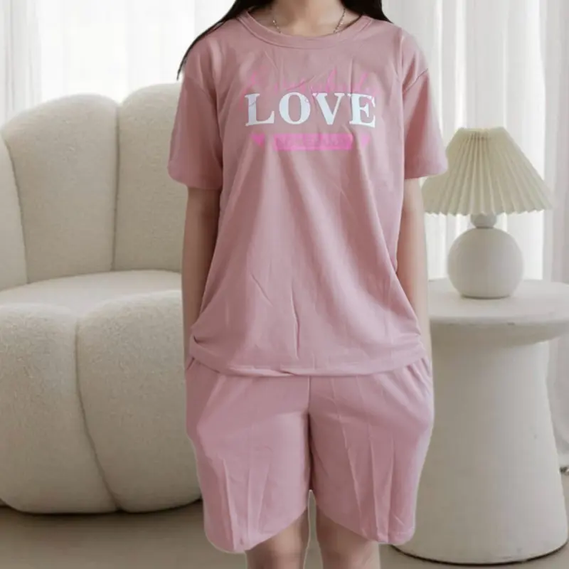 SETELAN PENDEK LD 110 WANITA BAHAN BABYTERRY 4