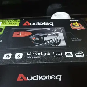 Head unit android 9 inch audioteq AQ-A9 ram 4+128 NFC+ support 360+incell black screen