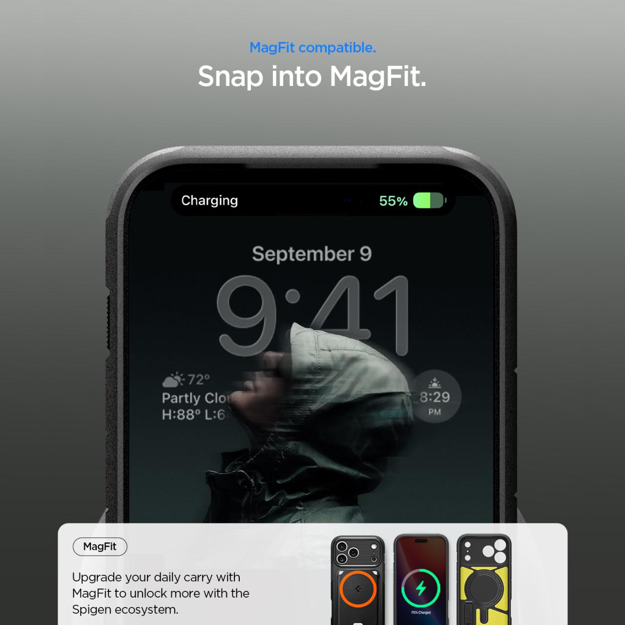 Spigen iPhone 17 Case Tough Armor T MagFit - Black ACS10391 (Offline SKU)