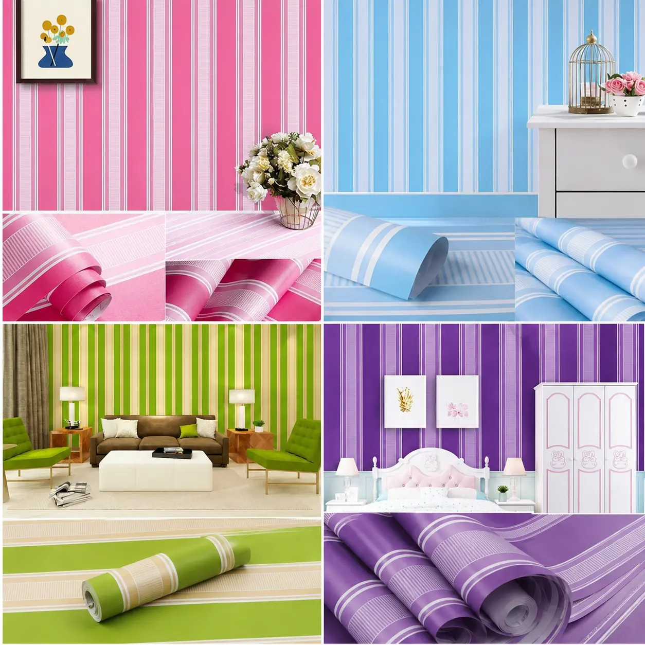 Wallpaper Dinding Motif Dan Karakter 45 CM x 4 METER PVC Anti Air Anti Jamur Mudah Dibersihkan Cocok untuk Kamar Ruang Tamu