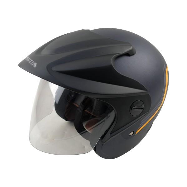 Gambar Honda Helmet Half Face Blue V2 87100HFLSL dari Honda Cengkareng Kota Tangerang Tokopedia