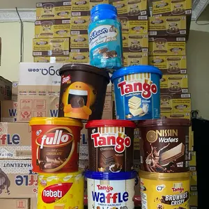 (ETALASE ALL KARTONAN )TOPLES TANGO YUPI DILAN BISKITOP Produk Snack Lebaran Terbaik