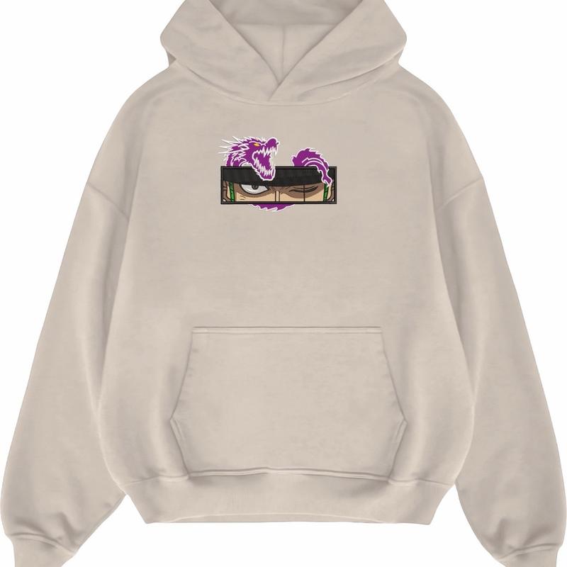 Hoodie embroidery Zoro eye dragon 6