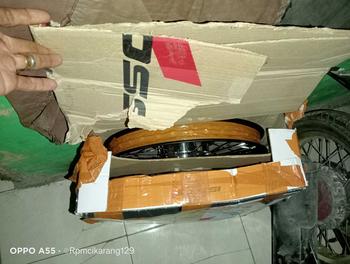 Product Review of VELG CB150R CBR150R Sepasang Ring 17 dan Ring  18 Vrossi Original Motorcycle from n**k 0