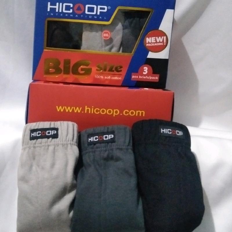 pria big size jumbo isi 3pcs size 2XL 3XL 4XL   Pria Polos Boxer 7