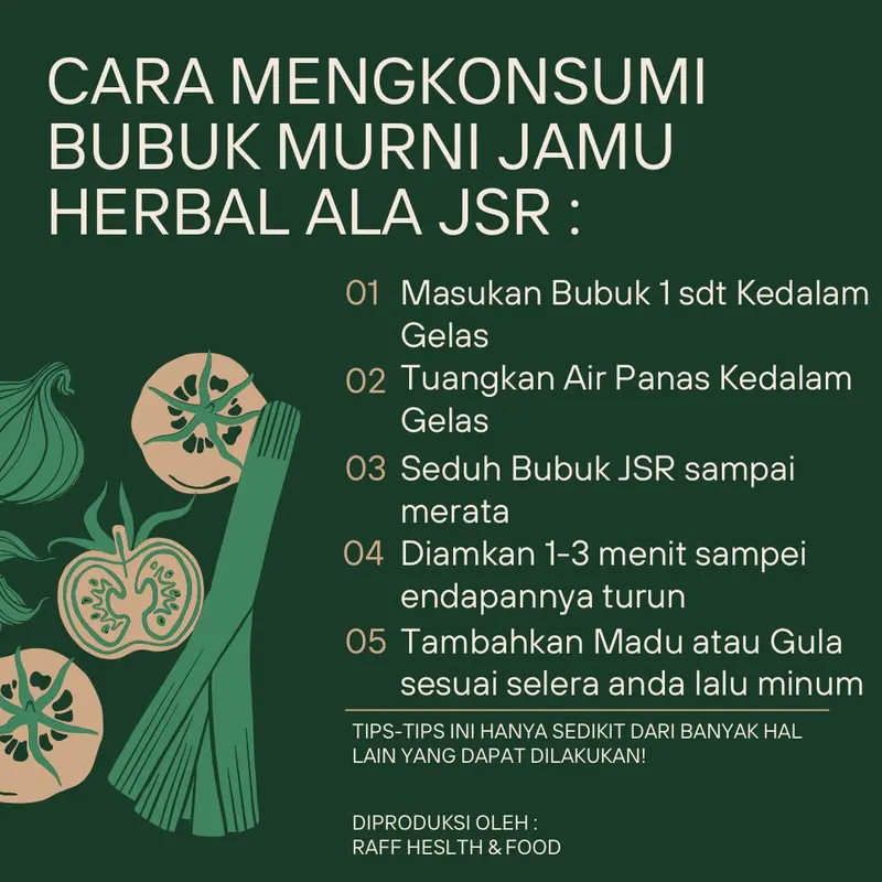 Bubuk Jahe Sereh Kunyit Lengkuas Murni Tanpa Gula Premium 50gr - Minuman 1