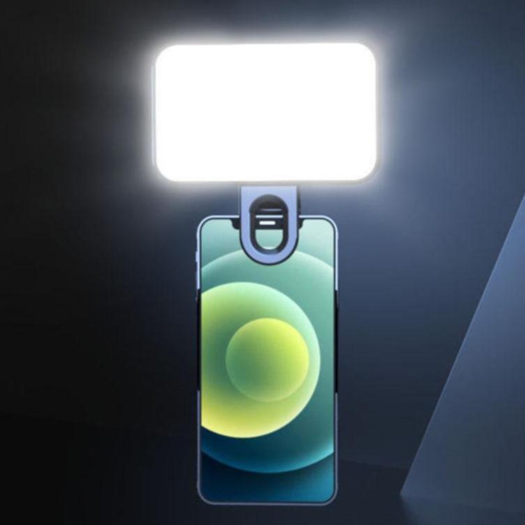 Đèn led selfie kẹp điện thoại laptop trợ sáng 3 chế độ ánh sáng hỗ trợ chụp hình ảnh quay video livestream tiện dụng 