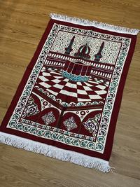 Gambar Sajadah Lipat Halus Premium Al Jazeera Rumbai Standar 70x105 Cm - Blue dari Sufi Carpet Kota Administrasi Jakarta Pusat 4 Tokopedia