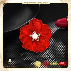 B0101 Bros Rose Mutiara Asli Air Tawar Elegant