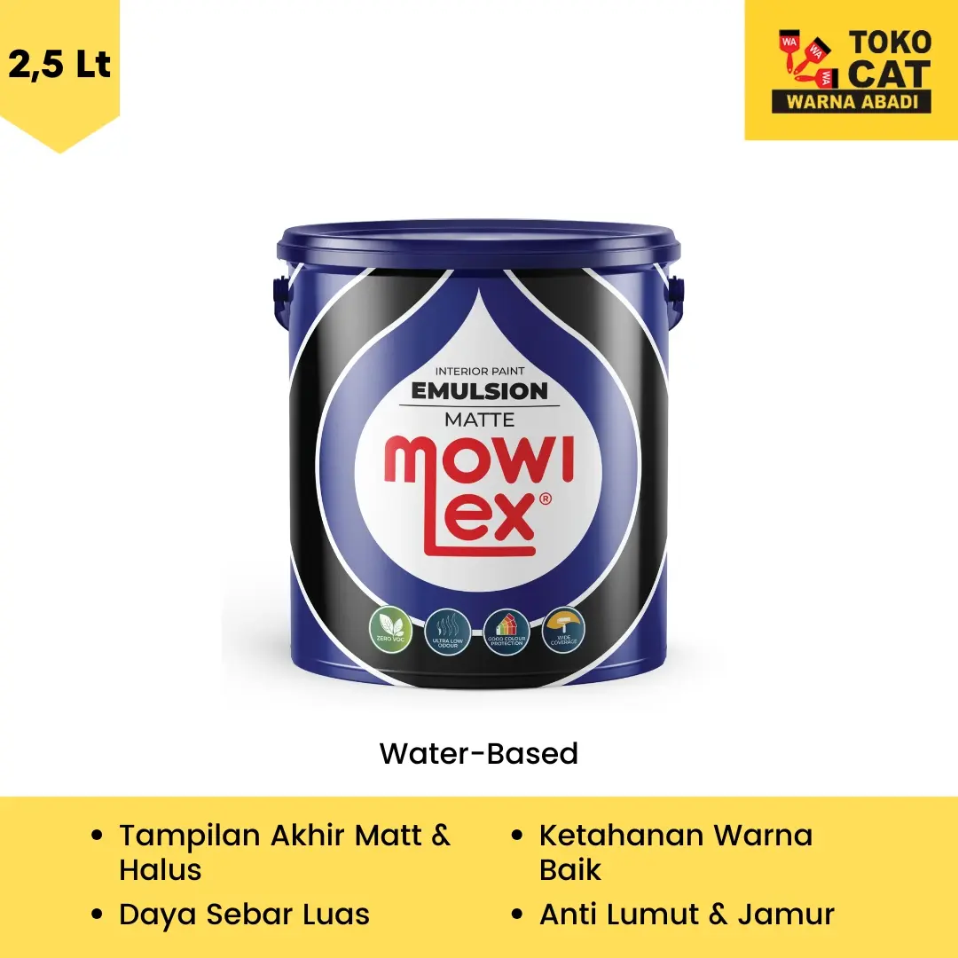 CAT  MOWILEX  EMULSION INTERIOR 2.5 LITER