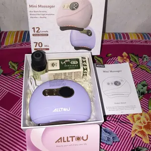 【NEW]ALLTOU Gua Sha Alat Pijat  Face Massage Electric Massager - Natural Bianstone 3 in1 12 Tingkat Getaran dan Panas Terapi