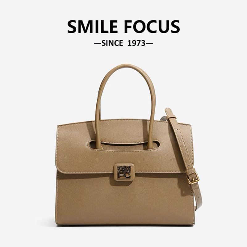 Túi xách nữ SMILE FOCUS thương hiệu Pháp túi công sở da cao cấp mang đậm phong cách sang trọng hiện đại và quyền lực tôn khí chất đẳng cấp Phù hợp đeo đi làm đi chơi Hai quai xách tay đeo chéo Size 30cm Full box hãng - SF3180