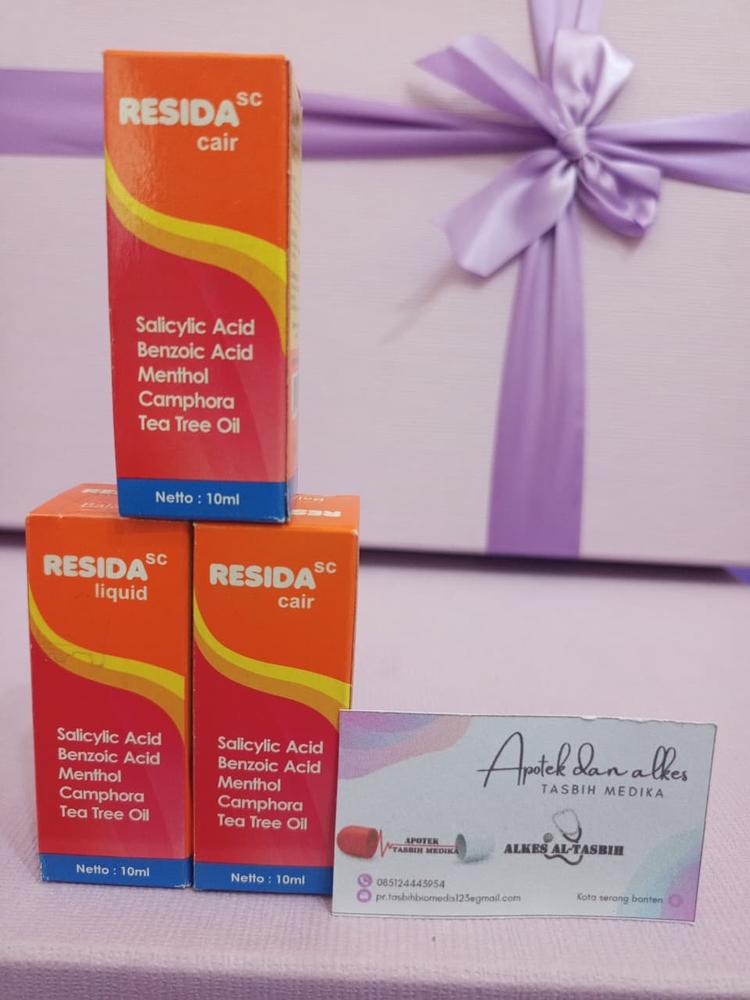 RESIDA CAIR LIQUID OBAT PANU KURAP KADAS KUTU AIR