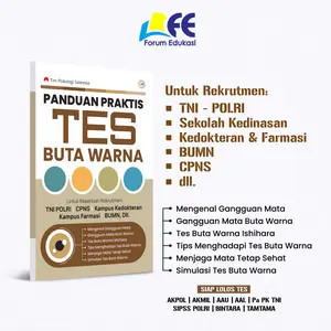 Buku Panduan Tes Buta Warna Full Color - Forum Edukasi