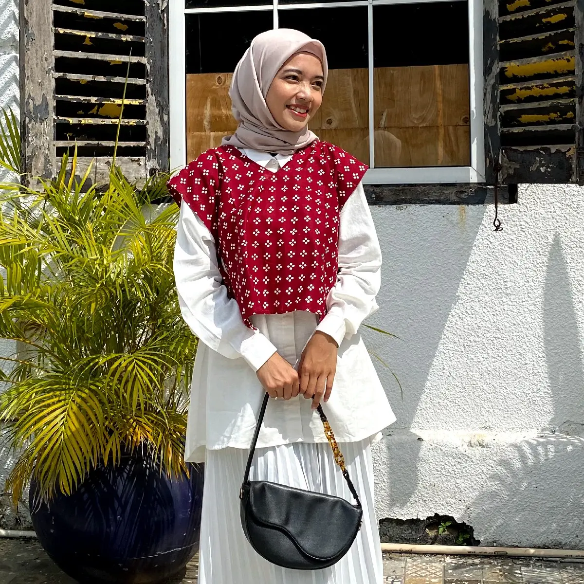 Vest Batik Premium Vol. 2 - Raw Hijab Katun Wanita Rompi Outer Vest Batik Premium Vol. 2 - Raw Hijab Katun Wanita Rompi Outer