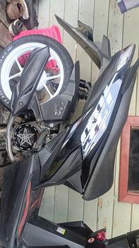 Product Review of NSA COVER KIPAS SPINER TYPE BINTANG BLACK SERIES Beat Scoopy Vespa Mio Filano Fazzio TUTUP PELINDUNG KIPAS RADIATOR Universal Baut Gold Motor cover  radiator Motorcycle Orange from A**8 1