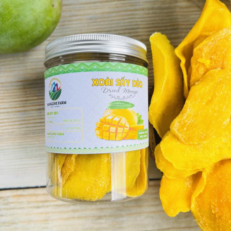  Xoài sấy dẻo không đường 250g đồ ăn vặt chua ngọt thơm ngon ăn là ghiền 