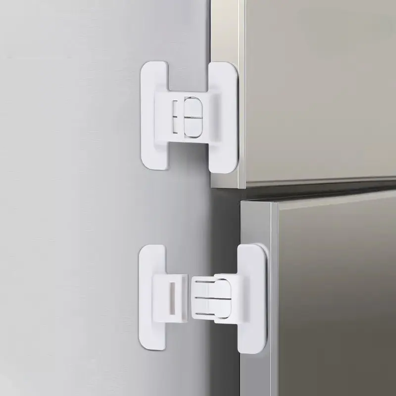 1PC Kids Security Protection Refrigerator Lock Home Furniture Cabinet Door Safety Locks Anti-Open Water Dispenser Locker Buckle