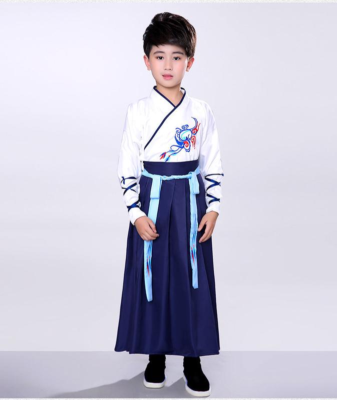 Product Introduction of Children's Ancient Costume Hanfu Aoqun Spring Girls' Han Chinese Costume Chinese Style Children Ancient Costume Photography Dance Performance Costumes 9