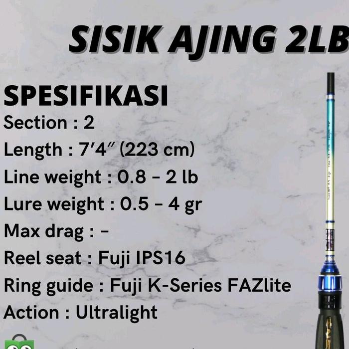 Gambar Joran Sisik Ajing 742 Ultra Light Relix Nusantara dari Cv solusi mancing asyik Kota Administrasi Jakarta Utara Tokopedia