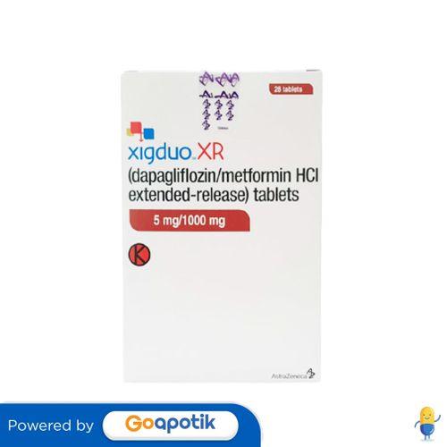 XIGDUO XR 5/1000 MG BOX 28 TABLET