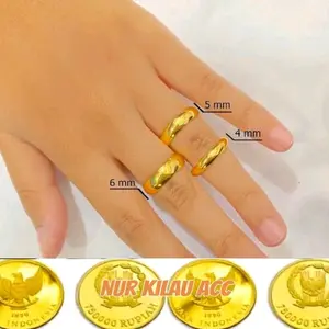 CINCIN POLOS WANITA BERLAPIS KOIN 91