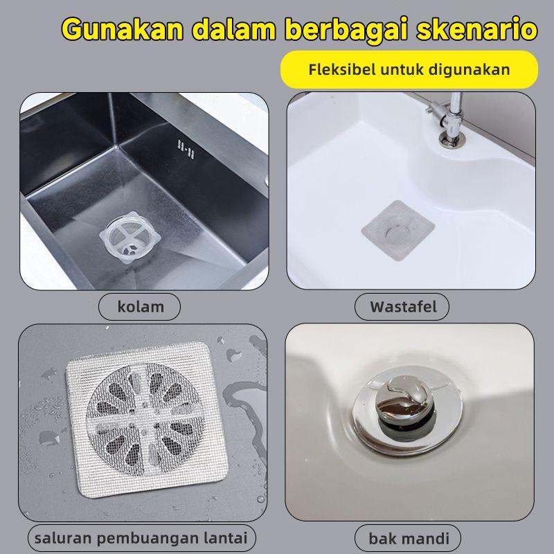 [Patch filter floor drain anti serangga]+ [Patch floor drain sekali pakai]+ [Patch drain lantai kamar mandi]+ [Kisi filter rambut] 6