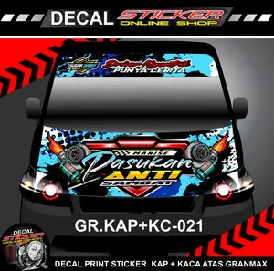 STIKER KAP GRANMAX PICK UP - GRANMAX BLINDVAN KEREN