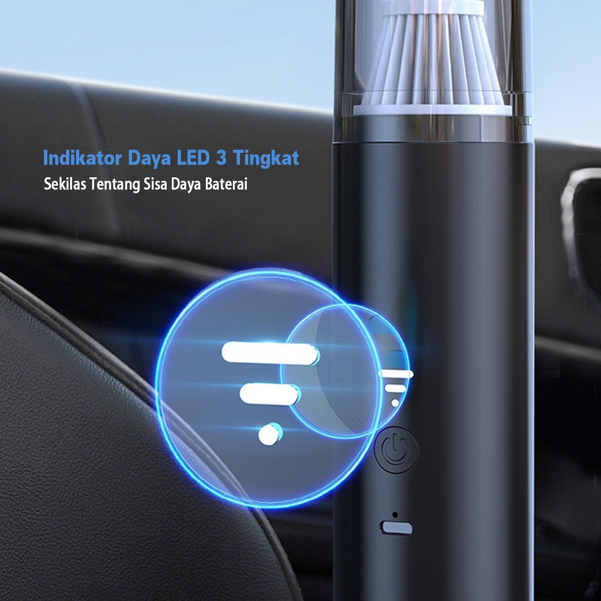 Penyedot Debu Portable Mini Wireless Rumah Mobil Serbaguna Vacuum Cleaner - YT-M2054