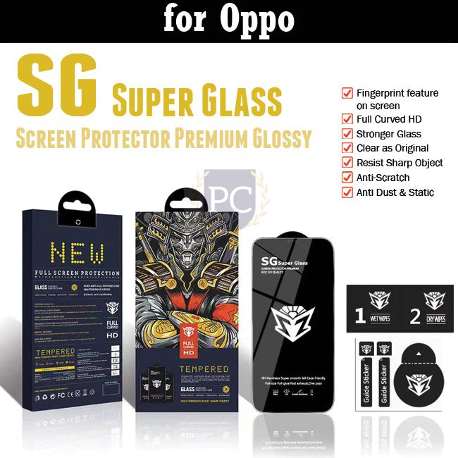(SG) Super Glass Screen Protector for Oppo A98 A79 A60 A18 A38 A54s A58 A78 A76 A96 A77s A57 A17 A17k Reno 12F 11F 8T 8Z 8 7Z 7 6 5 5F 4F 4 3 F15 A16 A16k A16e A52 A55 A54 A53 A33 A95 A74 A92 A91 A15 A15s A31 K3 A5 A9 2020 F11 A11k A12 A1K 1