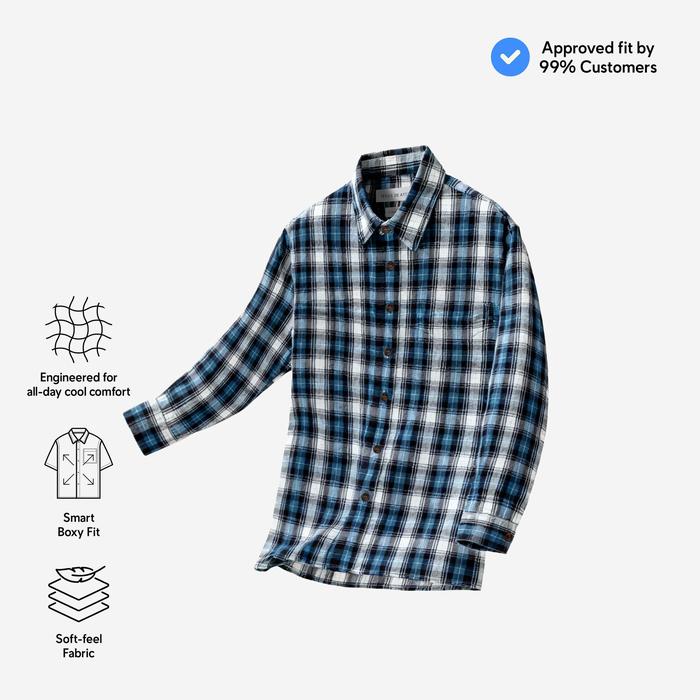 Gambar TENUE Kemeja Lengan Panjang - College - Blue Navy - L dari Tenue de Attire Kota Administrasi Jakarta Selatan Tokopedia