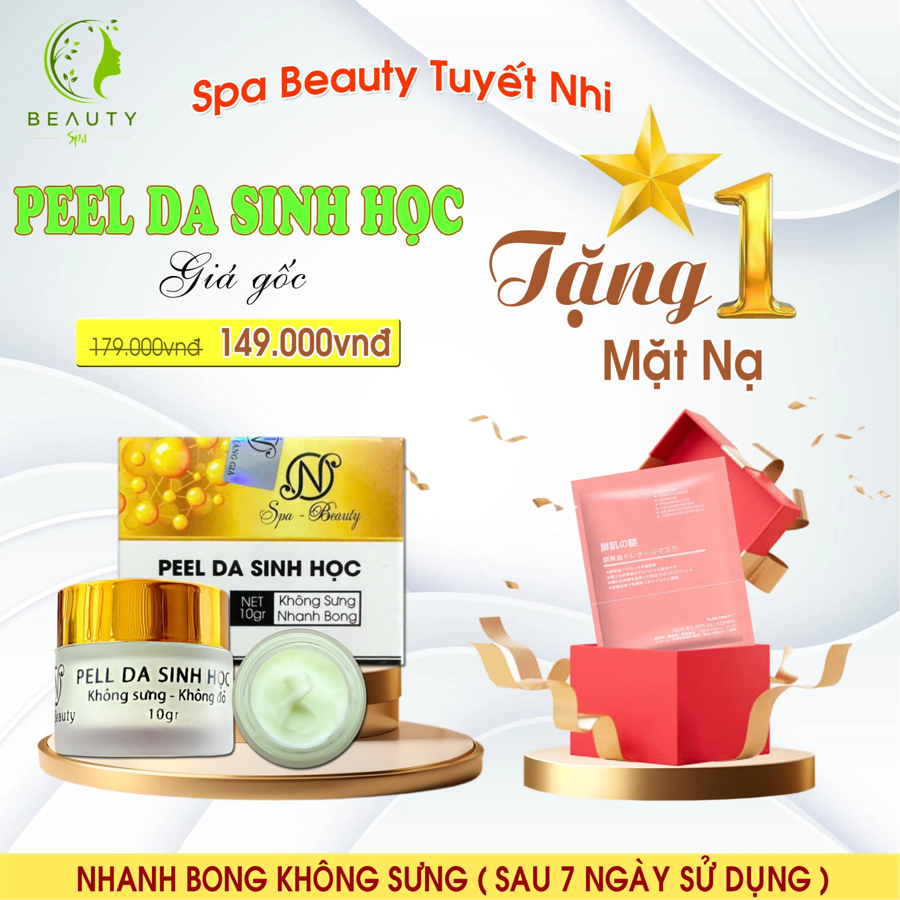 SPA PELL DA ( hàng chính hãng )- Hỗ trợ nhanh bong, nuôi dưỡng và hỗ trợ giảm mờ nám Skincare Kem Face Dưỡng Ẩm Da Làm Đẹp Da kem mụ kem  nam