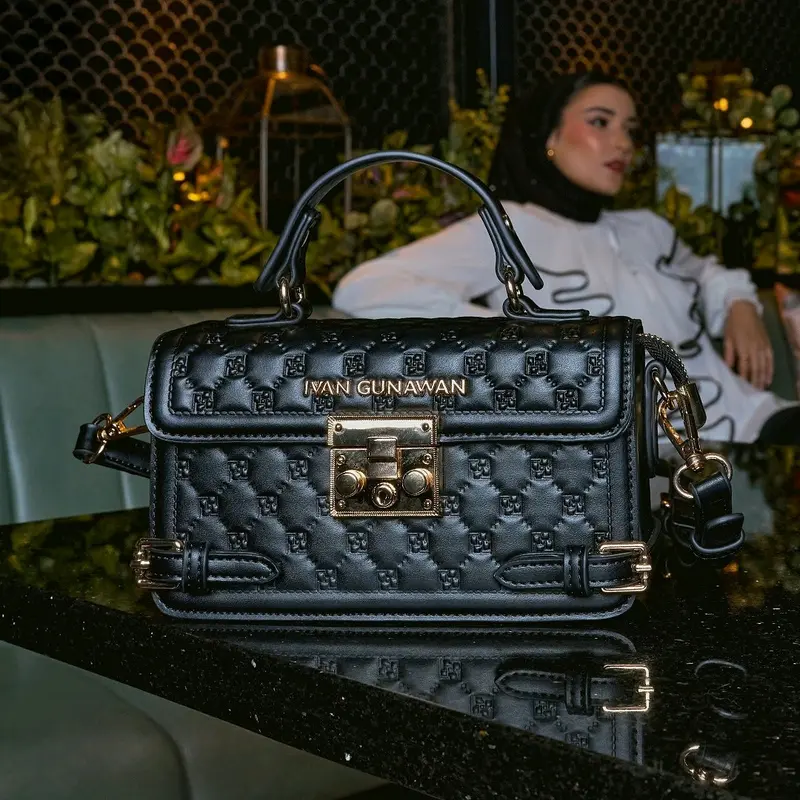 Ivan Gunawan Prive Grace Black Collection Bags Prive Tas Elegant