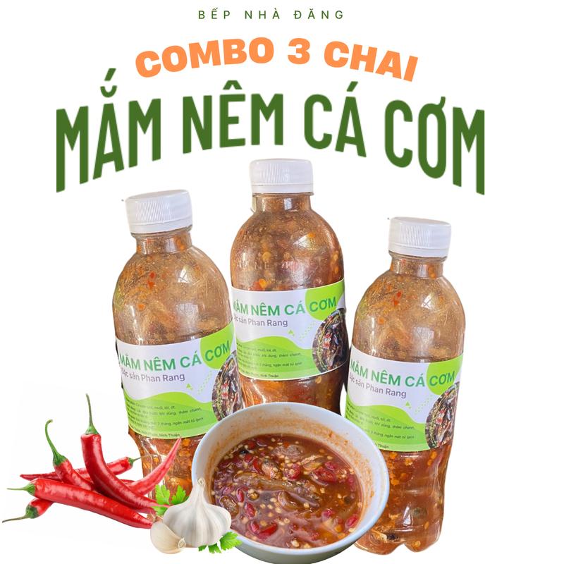 Combo 3 chai mắm cá cơm Phan Rang Đặc sản Ninh Thuận