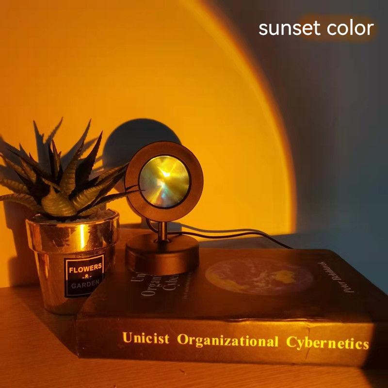 Đèn Hoàng Hôn, Người Nổi Tiếng Trên Internet, Chạy Bằng USB, Thích Hợp Cho Bàn Làm Việc Phòng Ngủ, Đèn Tạo Không Khí Chụp Ảnh Ở Địa Phương, Lý Tưởng Để Chụp Ảnh