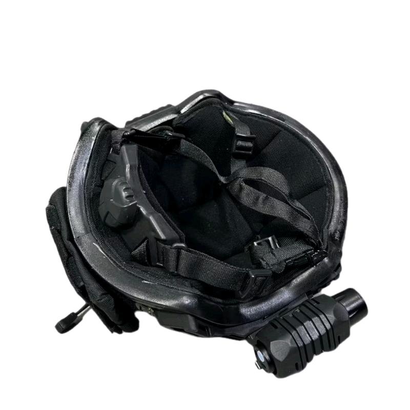 Helm kevlar level 3A scorpion full mounting Hitam dan Hijau 2
