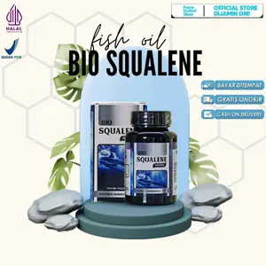 Bio Squalene Softgel - Suplemen Multikhasiat 30 Softgel BPOM RI POM SD 212334131 Minyak Hiu Berkualitas Tinggi & Teknologi Nano