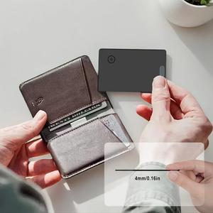 iPhoneの「探す」機能に対応したウォレット用トラッキングカード、ワイヤレスGPSスマートタグ（充電式バッテリー搭載）