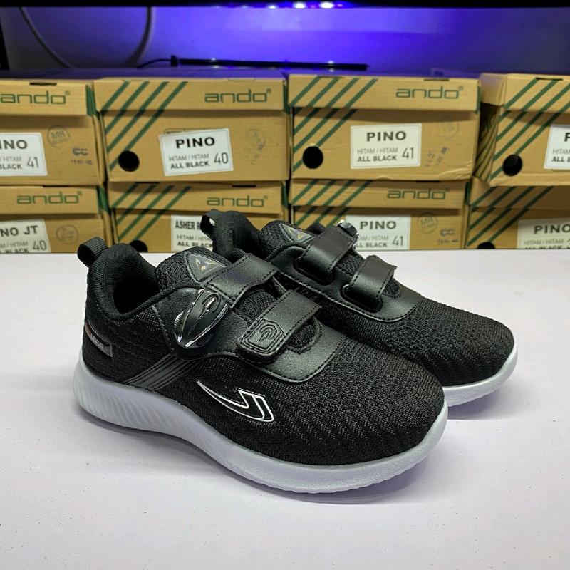 Sepatu Sekolah Magnet Model terbaru Newera Maxim Ringan Elastis dan Awet fashion 3
