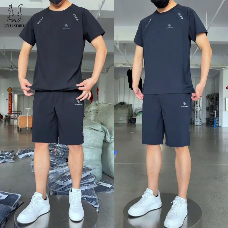 ( Deal mở bán) Bộ Quần Áo Thể Thao Nam Nữ Unti Store Thoáng Mát, Thấm Hút Mồ Hôi - BH23