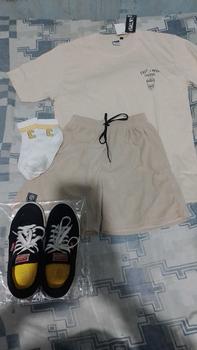 Product Review of Ashall.sky Kaos Distro Pria First I Need Coffee Simpel Logo | Koas Abu Polos | Kaos Simpel Distro Baju from R**p 1