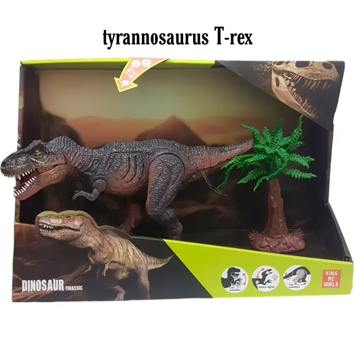 Miliki Mainan Anak Dinosaurus Tyrannosaurus T-Rex Carnotosaurus Lampu Bunyi Cod 4