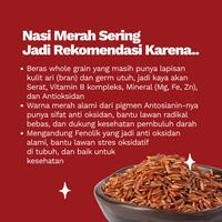 Gambar Beras Merah Porang Instan Tinggal Seduh 15 Menit Terbuat dari Beras Merah dan Umbi Porang - Pouch 1 kg dari Beeru Official Store Kota Tangerang Selatan 4 Tokopedia