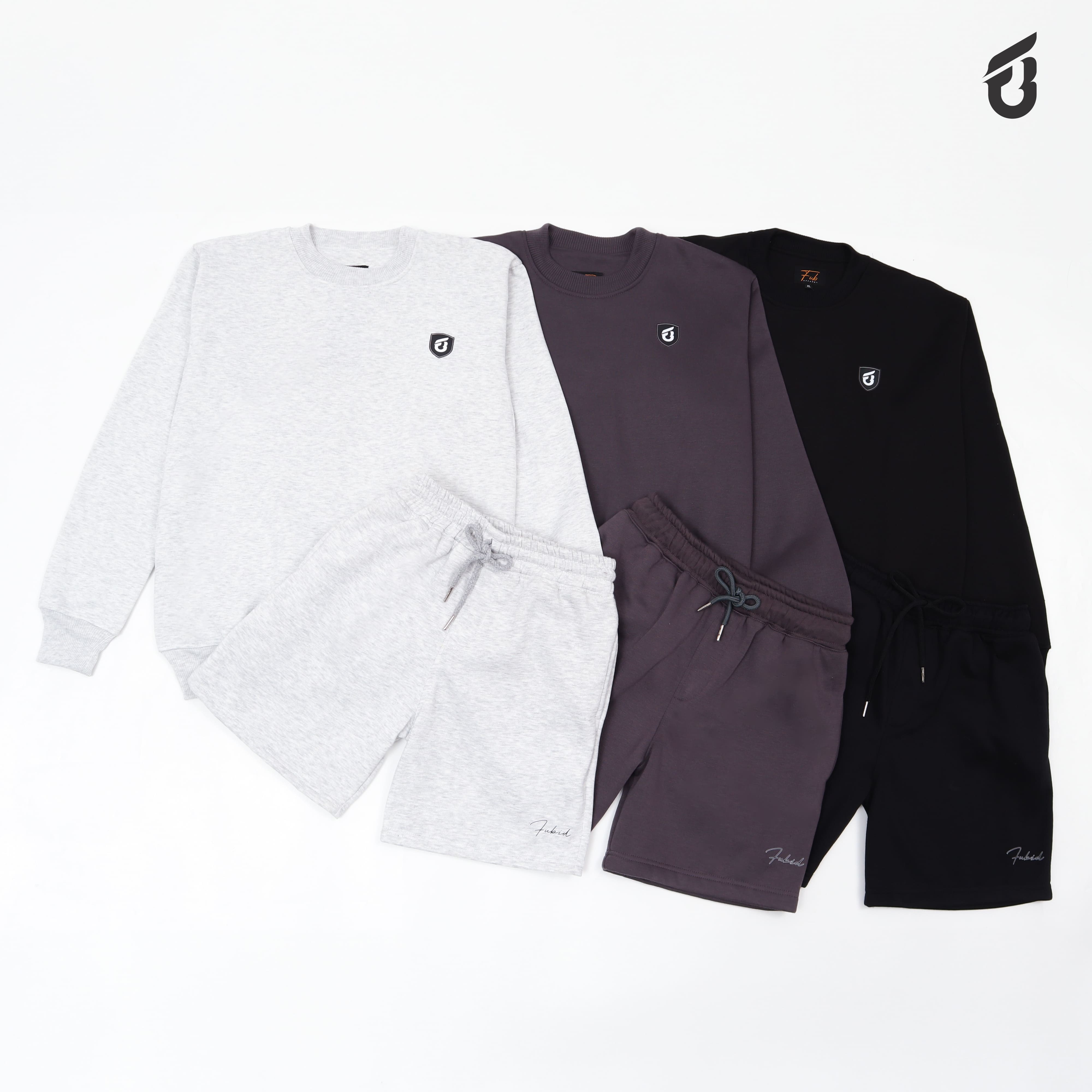 (Beli Lokal) V3 Satu Stel FUB Crewneck Broadshort Premium Unisex