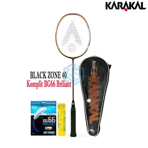 Raket Badminton Karakal Black Zone 40 Bonus Komplit